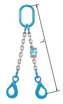 2本つり標準セット セルフロックフックタイプ(D-YCX)